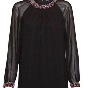 French Connection Women's Jewel Longsleeve Dress